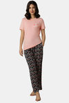 Amante Viscose Pyjama - Black Beauty Floral Print — thumbnail 5